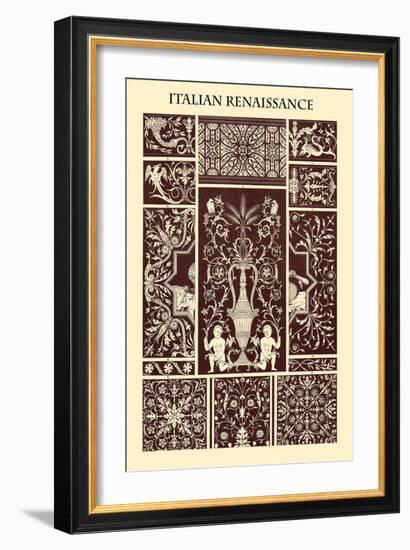 Ornament-Italian Renaissance-Racinet-Framed Art Print