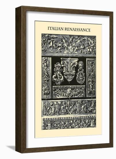 Ornament-Italian Renaissance-Racinet-Framed Art Print