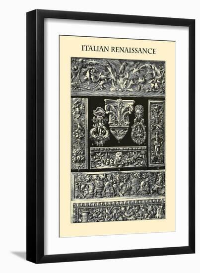 Ornament-Italian Renaissance-Racinet-Framed Art Print