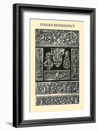 Ornament-Italian Renaissance-Racinet-Framed Art Print