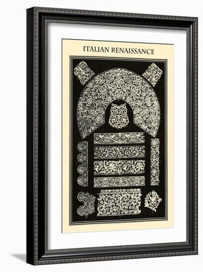 Ornament-Italian Renaissance-Racinet-Framed Art Print