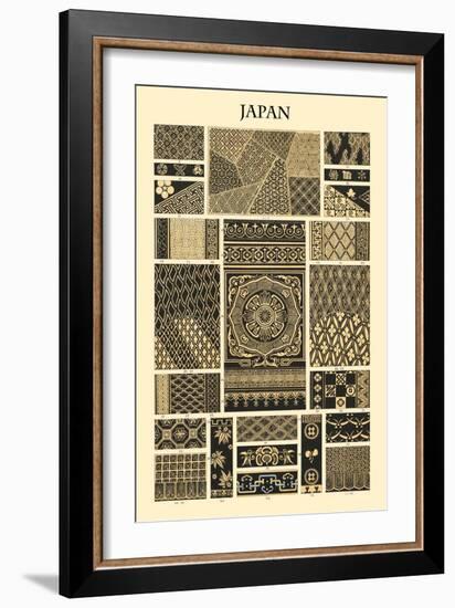 Ornament-Japan-Racinet-Framed Art Print