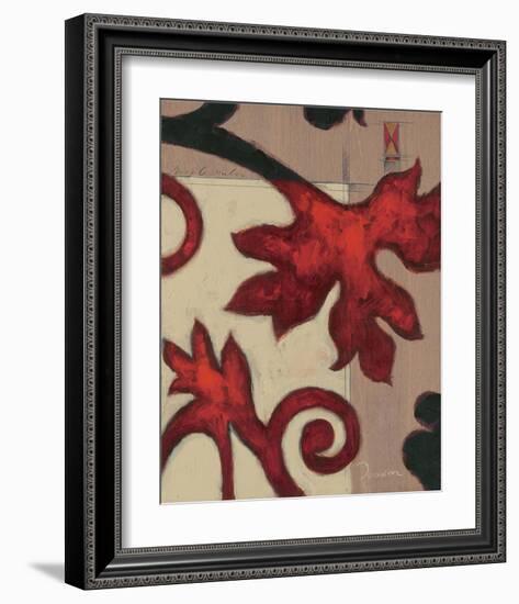 Ornament Leaf-Joadoor-Framed Art Print