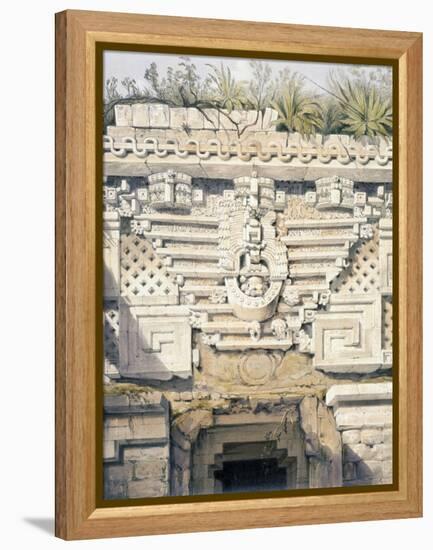 Ornament over Principal Doorway at Casa Del Gobernador, from 'Views of Ancient Monuments in…-Frederick Catherwood-Framed Premier Image Canvas