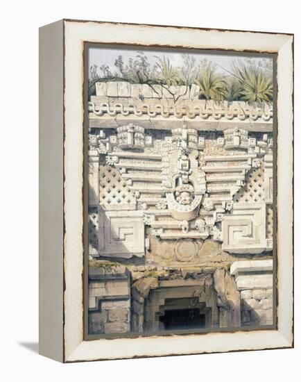 Ornament over Principal Doorway at Casa Del Gobernador, from 'Views of Ancient Monuments in…-Frederick Catherwood-Framed Premier Image Canvas