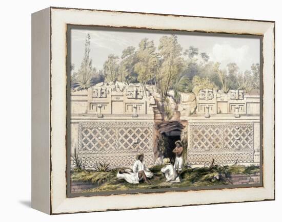 Ornament over the Gateway of the Great Teocallis, from 'Views of Ancient Monuments in Central…-Frederick Catherwood-Framed Premier Image Canvas