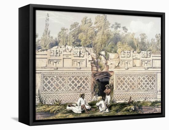 Ornament over the Gateway of the Great Teocallis, from 'Views of Ancient Monuments in Central…-Frederick Catherwood-Framed Premier Image Canvas