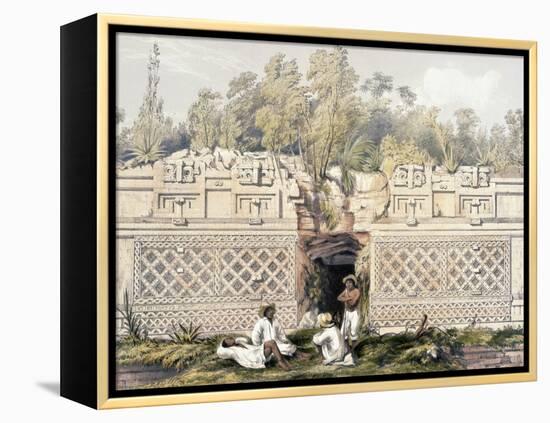 Ornament over the Gateway of the Great Teocallis, from 'Views of Ancient Monuments in Central…-Frederick Catherwood-Framed Premier Image Canvas