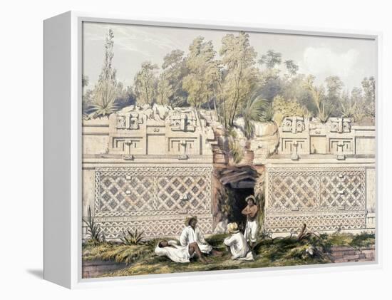 Ornament over the Gateway of the Great Teocallis, from 'Views of Ancient Monuments in Central…-Frederick Catherwood-Framed Premier Image Canvas