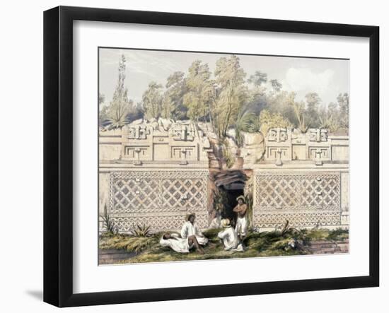 Ornament over the Gateway of the Great Teocallis, from 'Views of Ancient Monuments in Central…-Frederick Catherwood-Framed Giclee Print