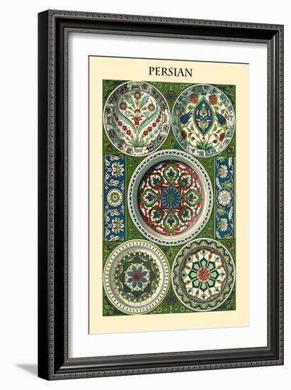 Ornament-Persian-Racinet-Framed Art Print