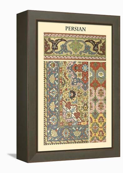 Ornament-Persian-Racinet-Framed Stretched Canvas