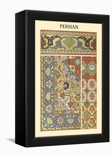Ornament-Persian-Racinet-Framed Stretched Canvas