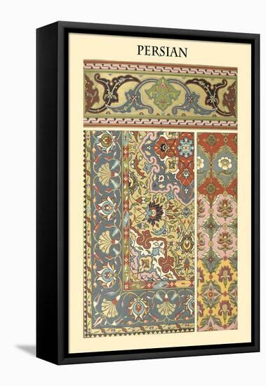 Ornament-Persian-Racinet-Framed Stretched Canvas