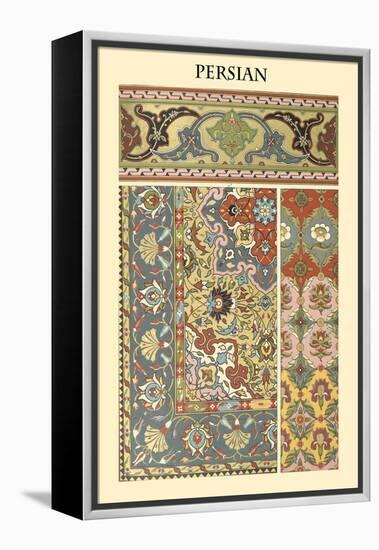 Ornament-Persian-Racinet-Framed Stretched Canvas