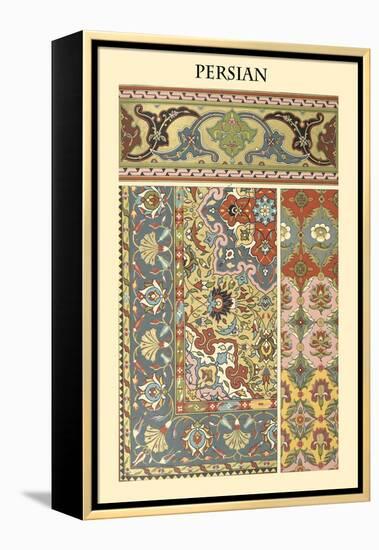 Ornament-Persian-Racinet-Framed Stretched Canvas