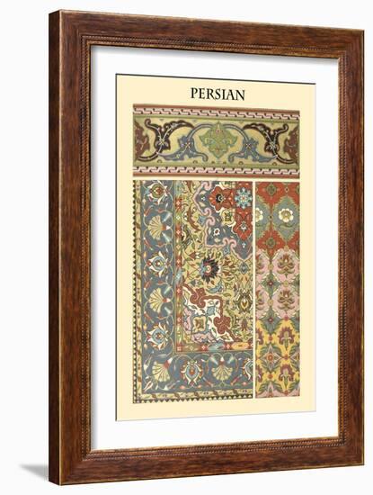 Ornament-Persian-Racinet-Framed Art Print