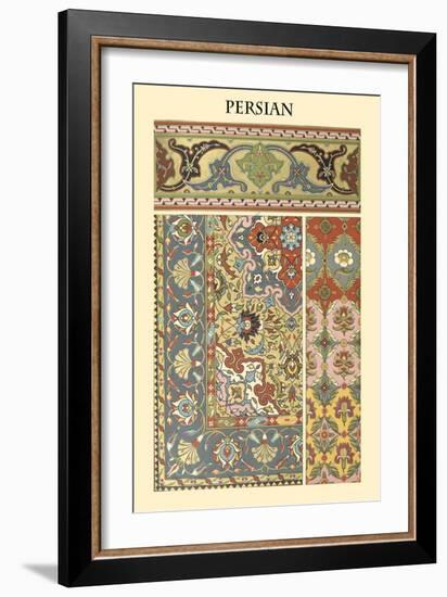 Ornament-Persian-Racinet-Framed Art Print