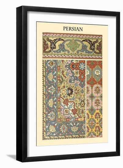 Ornament-Persian-Racinet-Framed Art Print