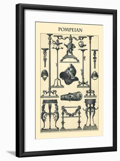 Ornament-Pompeian-Racinet-Framed Art Print