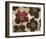 Ornament Red Flowers-Joadoor-Framed Art Print