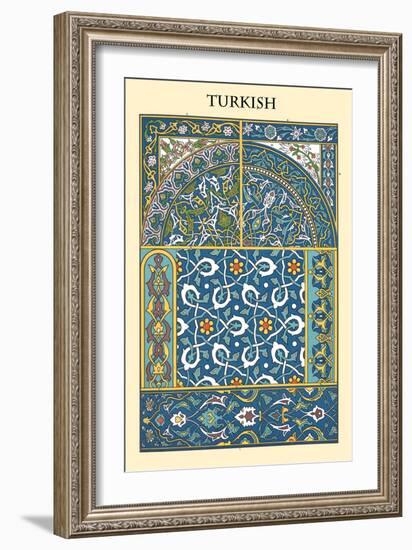 Ornament-Turkish-Racinet-Framed Art Print