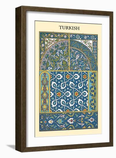 Ornament-Turkish-Racinet-Framed Art Print