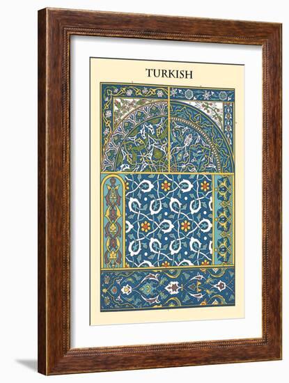 Ornament-Turkish-Racinet-Framed Art Print