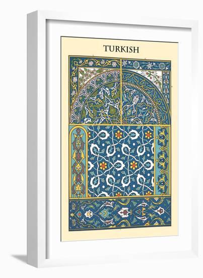 Ornament-Turkish-Racinet-Framed Art Print