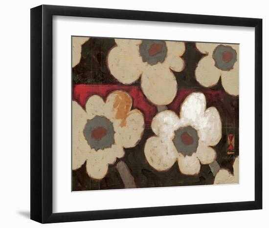 Ornament White Blooms-Joadoor-Framed Art Print