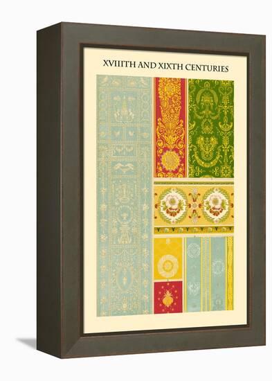 Ornament-XVIIIth and XIXth Centuries-Racinet-Framed Stretched Canvas