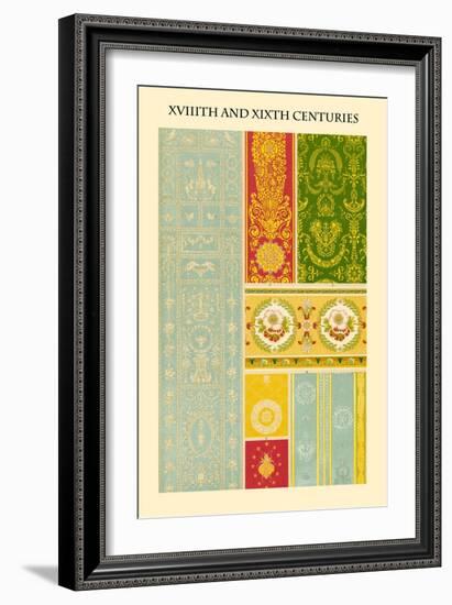 Ornament-XVIIIth and XIXth Centuries-Racinet-Framed Art Print