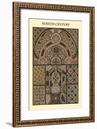 Ornament-XVIIIth Century-Racinet-Framed Art Print