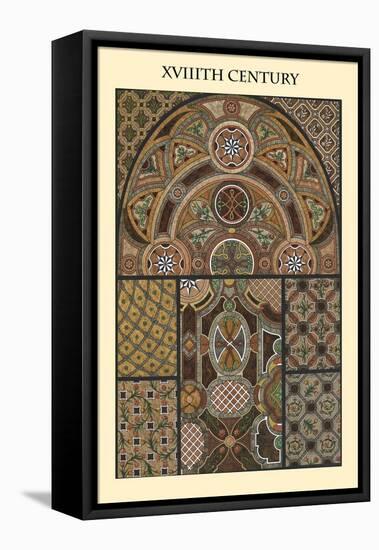 Ornament-XVIIIth Century-Racinet-Framed Stretched Canvas