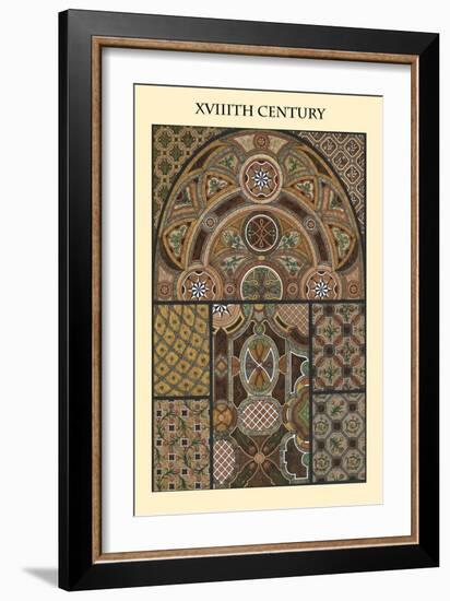 Ornament-XVIIIth Century-Racinet-Framed Art Print