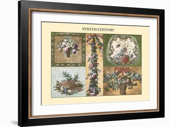 Ornament-XVIIIth Century-Racinet-Framed Art Print