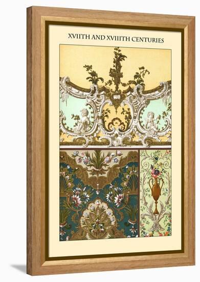 Ornament-XVIIth and XVIIIth Centuries-Racinet-Framed Stretched Canvas