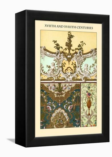 Ornament-XVIIth and XVIIIth Centuries-Racinet-Framed Stretched Canvas