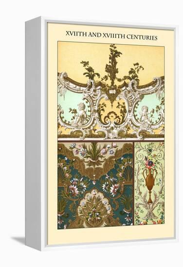 Ornament-XVIIth and XVIIIth Centuries-Racinet-Framed Stretched Canvas