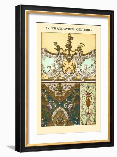 Ornament-XVIIth and XVIIIth Centuries-Racinet-Framed Art Print