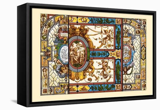 Ornament-Racinet-Framed Stretched Canvas