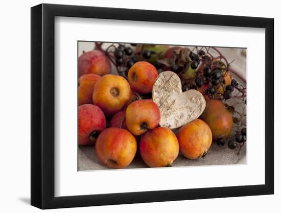 Ornamental Apples, Apples, Heart-Andrea Haase-Framed Photographic Print