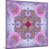 Ornamental Blossoms Mandala-Alaya Gadeh-Mounted Photographic Print