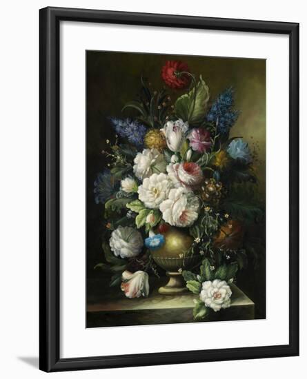 Ornamental Bouquet-null-Framed Premium Giclee Print