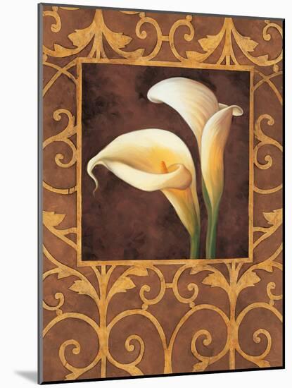 Ornamental Callas-Andres Gonzales-Mounted Art Print