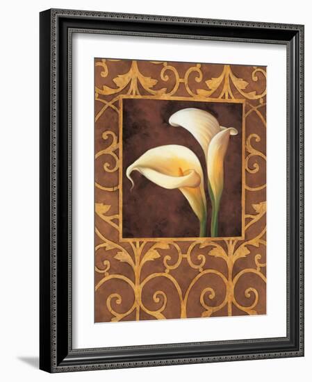 Ornamental Callas-Andres Gonzales-Framed Art Print