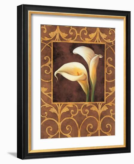 Ornamental Callas-Andres Gonzales-Framed Art Print