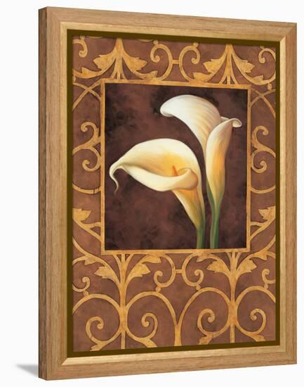 Ornamental Callas-Andres Gonzales-Framed Stretched Canvas