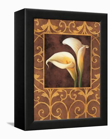 Ornamental Callas-Andres Gonzales-Framed Stretched Canvas