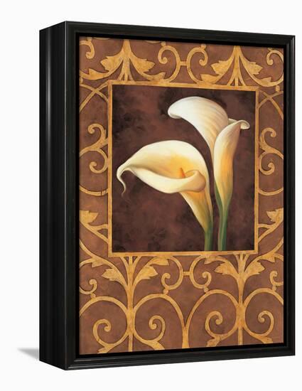 Ornamental Callas-Andres Gonzales-Framed Stretched Canvas